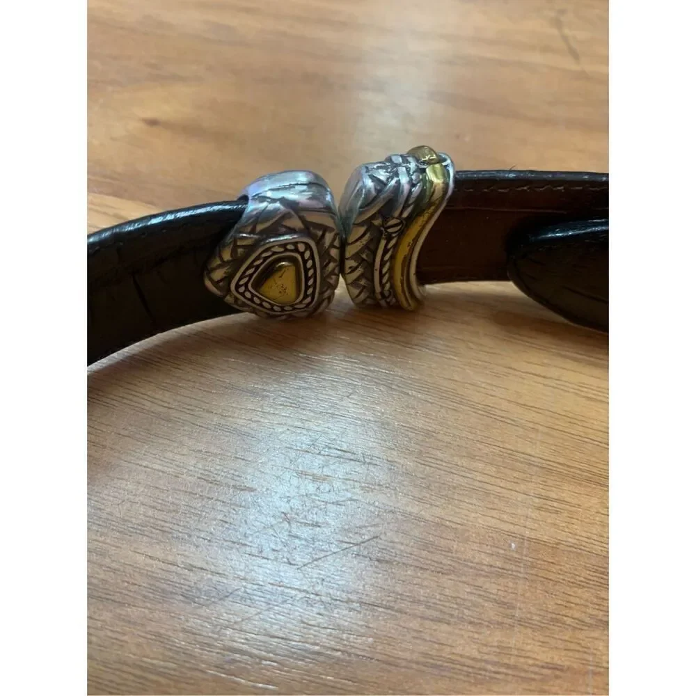 Brighton - 40210 Ladies Belt Size M|30 Reversible Black and Brown